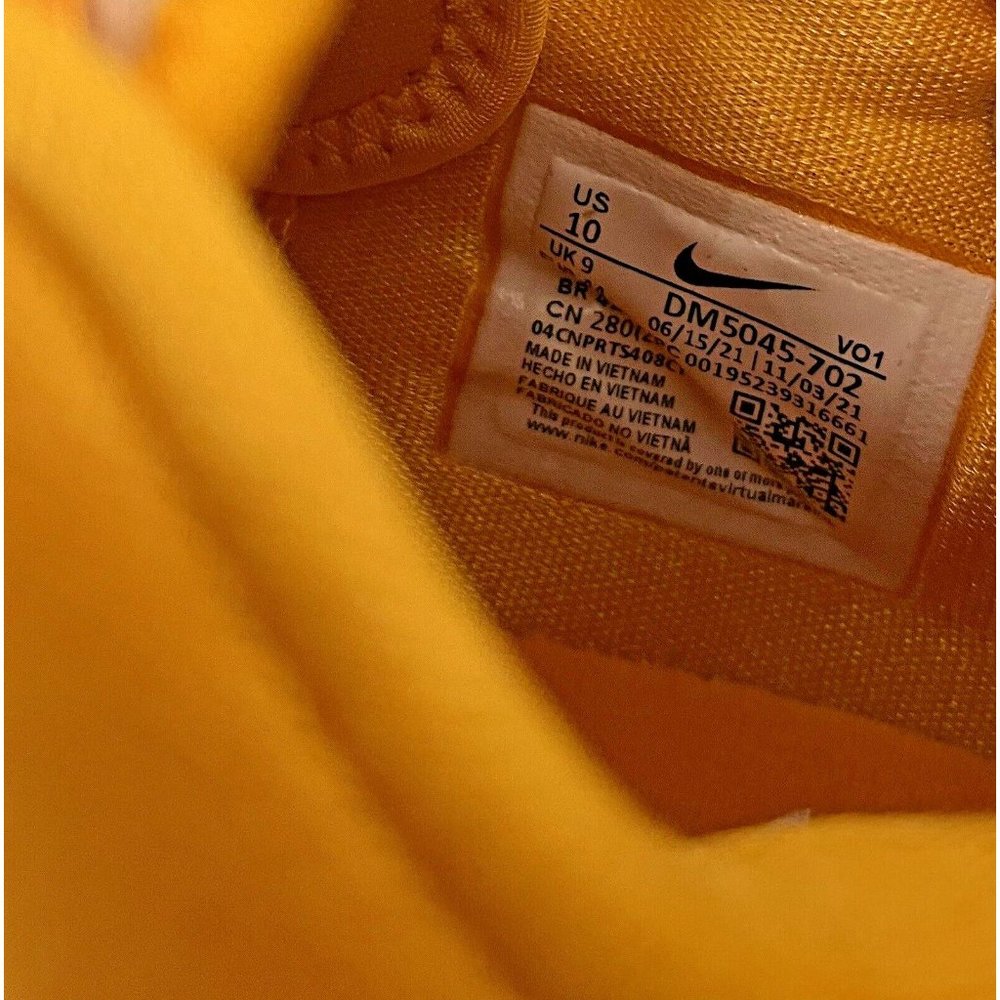 SOLD US MEN 10 NIKE PG 5 TB UNIVERSITY GOLD YELLOW WHITE PG5 LA LAKERS DM5045-70 - Picture 7 of 9